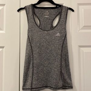 Adidas Heather Gray CLIMACOOL Tank Top